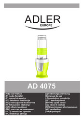 Adler europe AD 4075 Manual De Uso