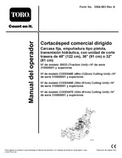 Toro CODE647E Manual Del Operador