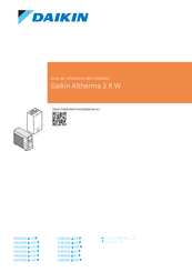 Daikin Altherma 3 R F ERGA08E V3A Serie Guía De Referencia Del Instalador