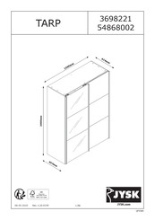 JYSK TARP 3698221 Instrucciones De Montaje