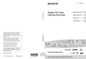 Sony Handycam HDR-CX560E Manual De Instrucciones