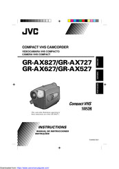 JVC GR-AX527UM Manual De Instrucciones