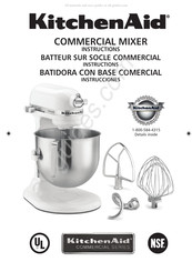 KitchenAid KSM7581MS Instrucciones