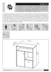 ML MEBLE ELMO 10 Instrucciones De Montaje