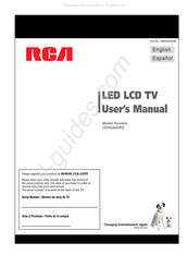 RCA LED42A45RQ Manual Del Usuario