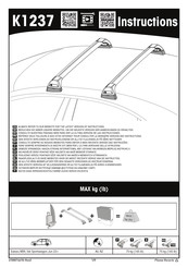 Yakima K1237 Manual De Instrucciones