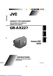 JVC GR-AX227 Manual De Instrucciones