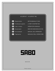 Sabo 40-SPIRIT Manual Del Operador