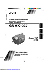 JVC GR-AX1027 Manual De Instrucciones