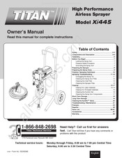 Titan Xi445 Manual Del Propietário