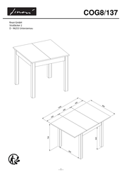 finori COG8/137 Manual De Instrucciones