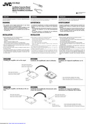 JVC KV-RA2 Manual De Instalación