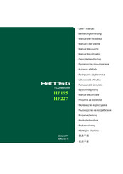 Hanns.G HP195 Manual De Usuario