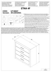 CONFORAMA UP 00847 Instrucciones De Montaje