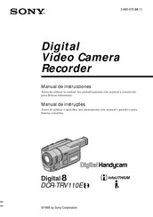 Sony Digital 8 DCR-TRV110E Manual De Instrucciones