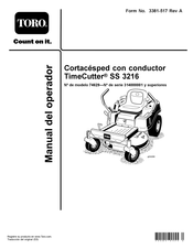 Toro 74629 Manual Del Operador