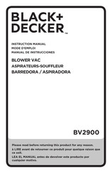 Black and Decker BV2900 Manual De Instrucciones