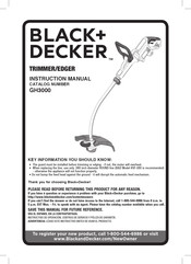 Black and Decker GH3000-CA Manual De Instrucciones