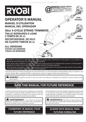 Ryobi RY34425 Manual Del Operador