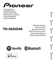 Pioneer FH-S820DAB Manual De Instrucciones