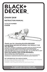 Black and Decker CS1518-CA Manual De Instrucciones