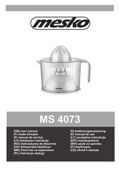 Mesko MS 4073 Manual De Uso