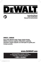 DeWalt DW831CT Manual De Instrucciones