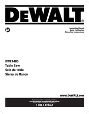 DeWalt DWE7485-CA Manual De Instrucciones