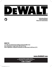 DeWalt DWS779-CA Manual De Instrucciones