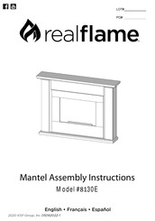 RealFlame 8130E-GRY Instrucciones De Montaje