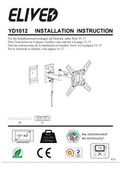 Elived YD1012 Instrucciones De Instalación