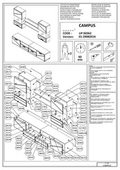 Dedeman CAMPUS UP 00362 Instrucciones De Montaje