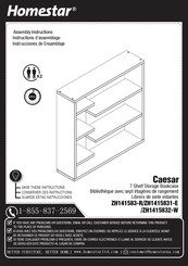 HomeSTAR Caesar ZH141583-R Instrucciones De Ensamblaje