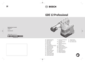 Bosch GDE 12 Professional Manual Original