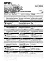 Siemens VT 1000 H Instructivo