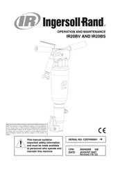 Ingersoll Rand IR20BV Operación Y Mantenimiento