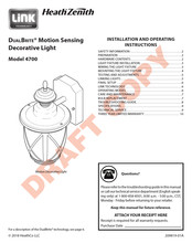 Heath Zenith DualBrite 4700 Instrucciones Para Su Instalación Y Funcionamiento