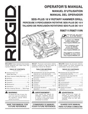 Ryobi R86711 Manual Del Operador