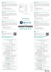 Airzone AZAI6ZWE Serie Guia De Inicio Rapido