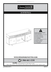 Twin-Star International ClassicFlame 26MMS9616 Manual De Instrucciones