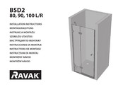 RAVAK BSD2 90 L Instrucciones De Montaje