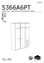 Parisot 5366A6PT Manual De Instrucciones