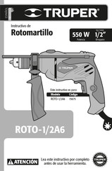 Truper ROTO-1/2A6 Instructivo