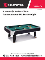 MD SPORTS BLL090 117B Instrucciones De Ensamblaje