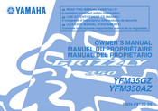 Yamaha YFM35GZ Manual Del Propietário