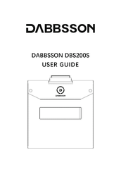 DABBSSON DBS200S Manual De Usuario