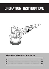 Dongcheng ASP05-180 Manual Del Usuario