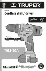 Truper TALI-20A Instructivo