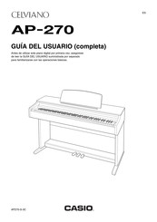 Casio CELVIANO AP-270 Guia Del Usuario