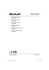 EINHELL TE-AC 400/50/10 Manual De Instrucciones Original